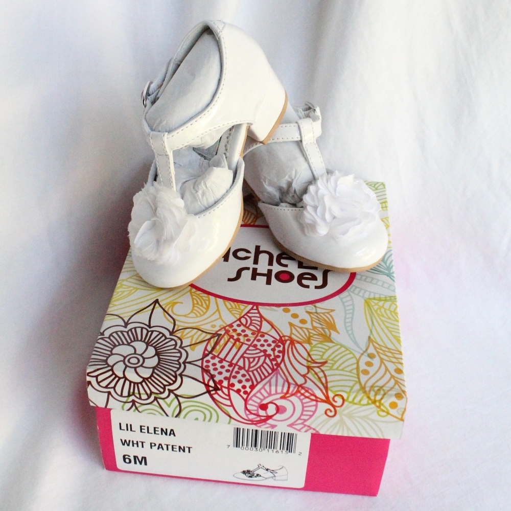 Rachel Shoes Toddler White Dress Shoes